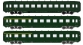 Modélisme ferroviaire : REE VB-198 - Coffret de 3 voitures DEV AO Ep.III B
