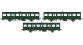 Modélisme ferroviaire : REE VB-242 - Coffret 3 voitures Sud-Ouest, Epoque III-B