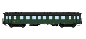 Modélisme ferroviaire : REE VB-36124 - Voiture Ex-Allemande Pullman 