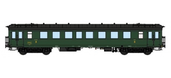 Modélisme ferroviaire : REE VB-36125 - Voiture Ex-Allemande Pullman 