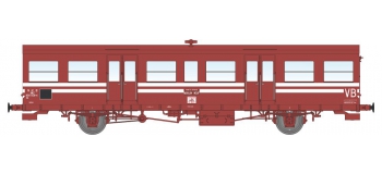 Modélisme ferroviaire : REE VB-154 - Voiture Sud-Ouest, petites gouttières, porte-lanternes modernes VB – Epoque IV