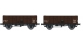 REE MODELE WB-137 Coffret 2 wagons tombereau OCEM 29, PLM  Type B Tôlé