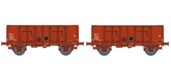 REE MODELE WB-142 Coffret 2 wagons Tombereau OCEM 29,  Type B Tôlé