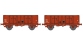 REE MODELE WB-142 Coffret 2 wagons Tombereau OCEM 29,  Type B Tôlé