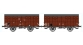 Train électrique : REE WB-290 - Set de 2 wagons Couvert OCEM 19 Ep.III B