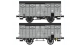 Train électrique :  REE WB-329 - Set de 2 Wagons Couvert OCEM 19 Epoque II Réseau PLM 