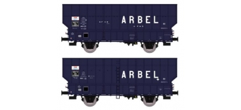 Modélisme ferroviaire : REE WB-367 - de 2 Wagons Coke ARBEL 3 Portes Ep.III 
