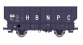Modélisme ferroviaire : REE WB-371 - Wagon Coke ARBEL 3 Portes Ep.IV