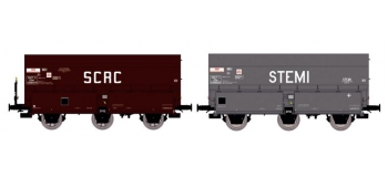 Modélisme ferroviaire : REE WB-372 - Set de 2 Wagons Coke MH45 Ep.III 