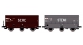 Modélisme ferroviaire : REE WB-372 - Set de 2 Wagons Coke MH45 Ep.III 