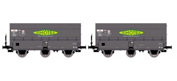 Modélisme ferroviaire : REE WB-372 - Set de 2 Wagons Coke MH45 Ep.III 