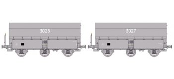 Modélisme ferroviaire : REE WB-376 - Set de 2 Wagons Coke MH45 Ep.IV