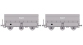 Modélisme ferroviaire : REE WB-376 - Set de 2 Wagons Coke MH45 Ep.IV