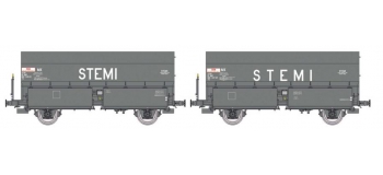 Modélisme ferroviaire : REE WB-378 - Set de 2 Wagons Coke MH45 Ep.IV