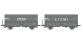 Modélisme ferroviaire : REE WB-378 - Set de 2 Wagons Coke MH45 Ep.IV