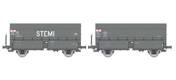 Modélisme ferroviaire : REE WB-379 - Set de 2 Wagons Coke MH45 Ep.IV-V