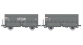 Modélisme ferroviaire : REE WB-379 - Set de 2 Wagons Coke MH45 Ep.IV-V