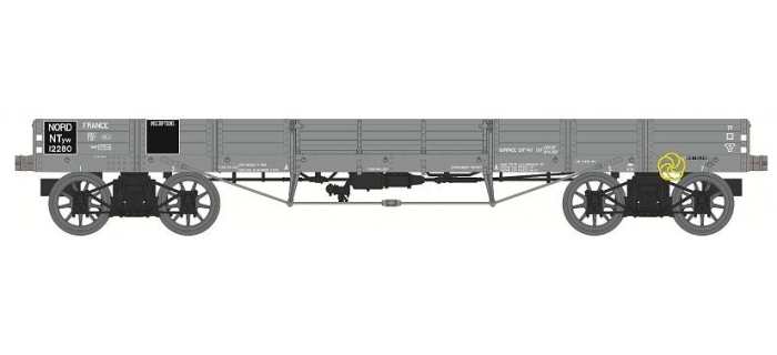 BEMO 2280 103 , wagon plat à bogies type Rp-w N° 8273 RhB neuf BO