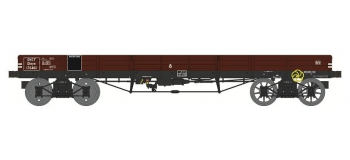 Modélisme ferroviaire : REE WB-393 - Wagon PLAT TP à 6 ridelles Ep.III SNCF