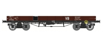 Modélisme ferroviaire : REE WB-395 - Wagon PLAT TP à 6 ridelles Ep.III SNCF VB