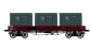 Modélisme ferroviaire : REE WB-420 - Wagon PLAT TP à 6 ridelles Ep.II PLM  