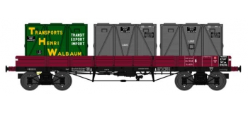 Modélisme ferroviaire : REE WB-422 - Wagon PLAT TP à 6 ridelles Ep.II ETAT    