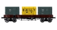 Modélisme ferroviaire : REE WB-424 - Wagon PLAT TP à 6 ridelles Ep.III SNCF 