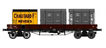 Modélisme ferroviaire : REE WB-426 - Wagon PLAT TP à 6 ridelles Ep.III SNCF    