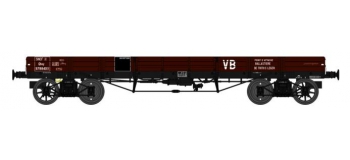 Modélisme ferroviaire : REE WB-428 - Wagon PLAT TP à 6 ridelles Ep.III SNCF VB    