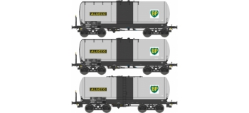 Modélisme ferroviaire : REE WB 433 - Coffret de 3 Wagons Citernes ANF Ep.V ''ALGECO - BP'' SNCF