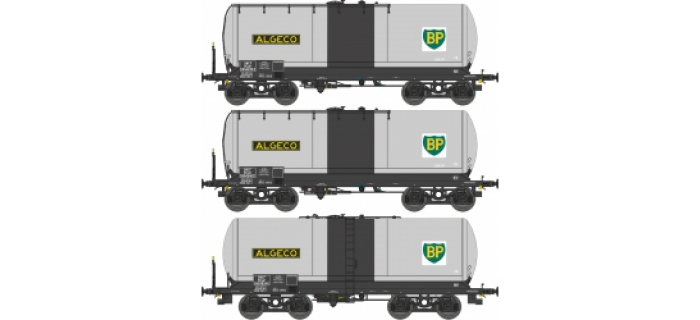 REE coffret de 3 wagons citerne neuf boite d'origine SIMOTRA