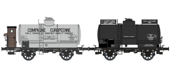 Modélisme ferroviaire : REE WB 462 - Set de 2 Wagons Réservoir OCEM 19 Ep.II NORD 