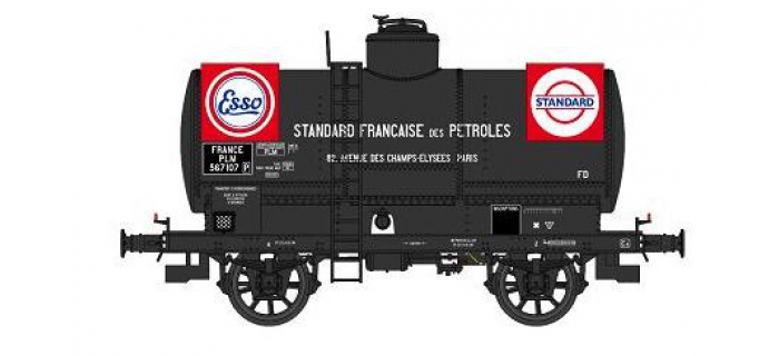 Modélisme ferroviaire : REE WB 464 - Wagon Réservoir OCEM 19 Ep.II PLM