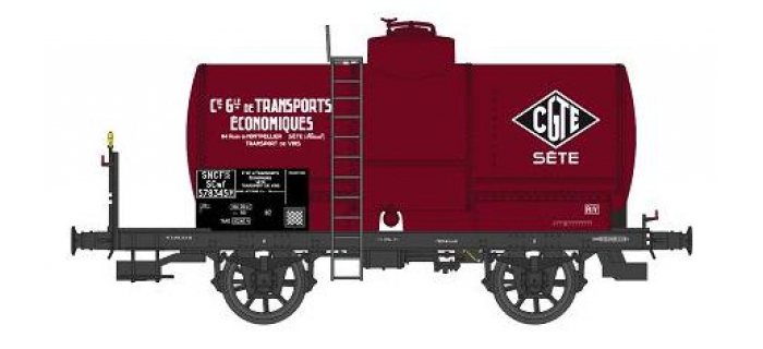 Wagon-citerne OCEM 19 – EP III – échelle HO 1/87 – WB-215 – Gris (neuf)