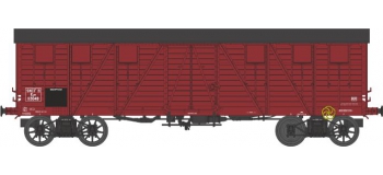 Modélisme ferroviaire : REE WB 521 - Wagon COUVERT TP 2 Portes Ep.III A SNCF