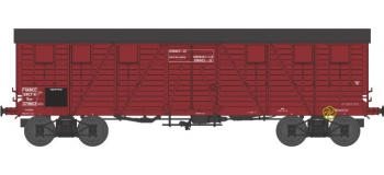 Modélisme ferroviaire : REE WB 522 - Wagon COUVERT TP 2 Portes Ep.III A SNCF