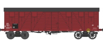 Modélisme ferroviaire : REE WB 525 - Wagon COUVERT TP 2 Portes Ep.III B SNCF