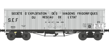 Modélisme ferroviaire : REE WB 531 - Wagon TP FRIGO Origine PO Ep.II