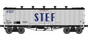 Modélisme ferroviaire : REE WB 537 - Wagon TP FRIGO Origine à Trappes à glace et Aérateurs SNCF Ep.III