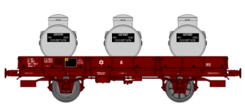 REE WB 131 - Wagon plat OCEM 29, Citernes BP