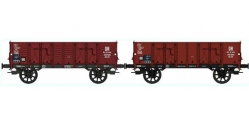 Train électrique : REE WB-273 Set de 2 Wagons TOMBEREAU Om 