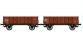 REE WB-283 - Set de 2 Wagons TOMBEREAU Om 