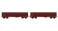 Modélisme ferroviaire : REE WBSE-005 - Set de 2 Wagons TOMBEREAU FAS Ep.IV Bogie Y25 (Bogies REE) 