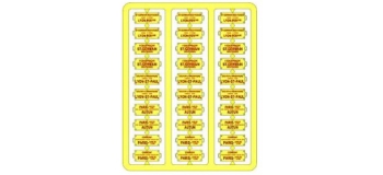 Train électrique : REE XB-042 - Plaques Itinéraires SUD-EST