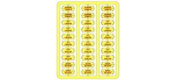 Train électrique : REE XB-043 - Plaques Itinéraires SUD-EST