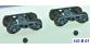Train électrique : REE XB-103-B-03 - Set de 2 Bogies Y23 M - 4 Boites SKF - Noir