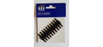 Modélisme ferroviaire : REE XB-936 - Attelage à AIMANT NEM362 M Moyen (x 10 paires)