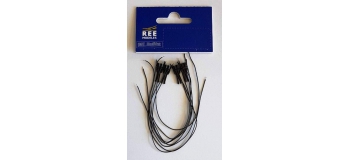 Modélisme ferroviaire : REE XB-937 - Attelage CONDUCTEUR à AIMANT NEM362 M Moyen (x 2 paires)