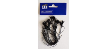 Modélisme ferroviaire : REE XB-938 - Attelage CONDUCTEUR à AIMANT NEM362 M Moyen (x 8 paires)