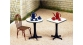 maquettes : ABE805 - 1 Table ronde + 2 chaises 